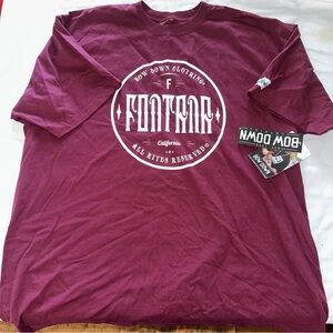 New with Tags Mens Bow Down ( Fontana) T-Shirt 4XL
